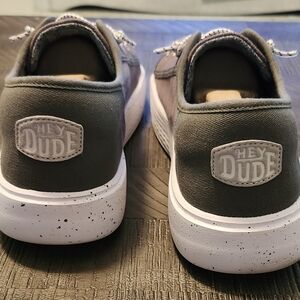 Hey Dude mens Casual Shoes - Gray size 11